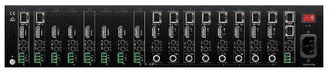 Platinum 4K Matrix PLA88L-V2 PLA88ARC-V2 PLA66L-V2 PLA66ARC-V2 8x8 HDBaseT Matrix - 70m (4K60Hz 4:2:0 / 30Hz 4:4:4 up to 40m), Bi-directional IR & RS-232, PoH (PoE), Simultaneous / HDMI Outputs, 2x