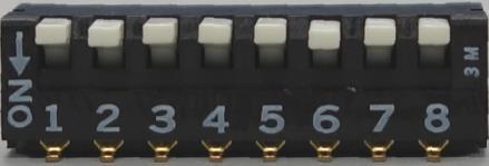 (Current 2 Signal Format support) 8 Adjustable Cropping area select <8Pin Selection DIP Switch Signal
