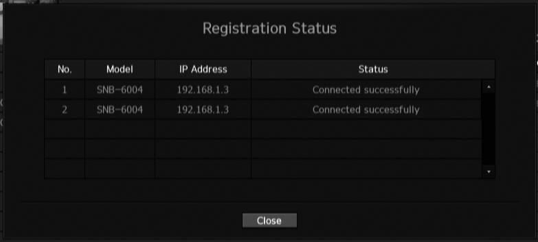 (If you do not register a new ID/PW, then the default ID/PW combination is used.) c Click <Connection Test>. d Check the connection results.