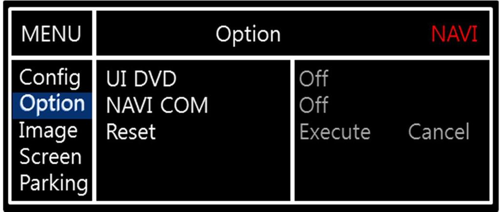 5. OSD Menu Press MENU button on Key board Option UI DVD :