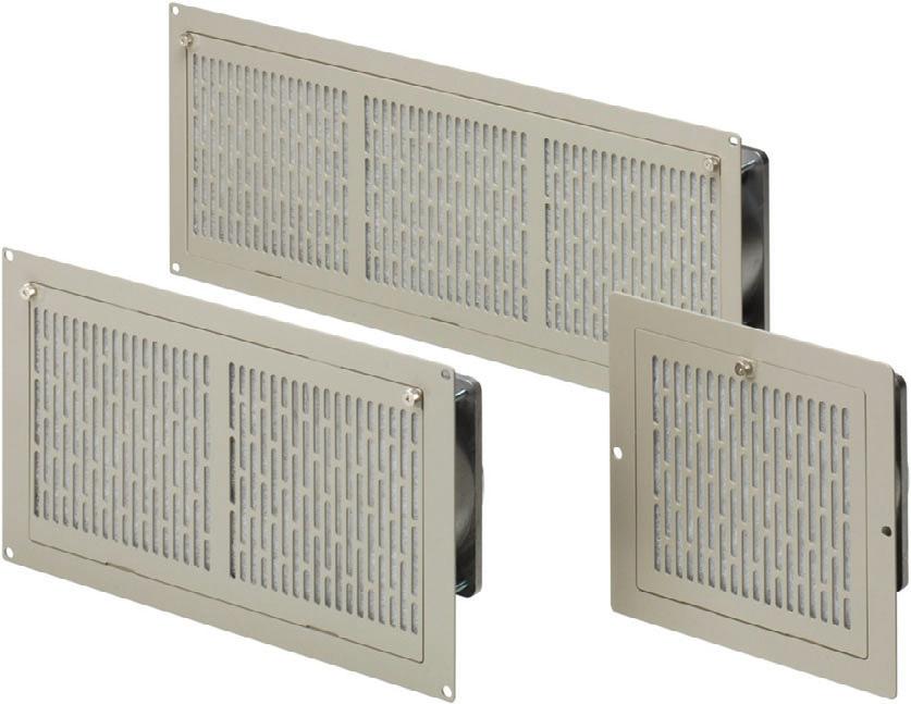 Box Fan R87B CSM_R87B_DS_E_4_2 Comprehensive Lineup of Single, Double, and Triple Axial Fans with Easy One-step Mounting Mounts in a square cutout and conceals the hole-cut to simplify installation