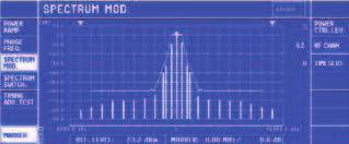Options (continued) Options The option CMD-B43 provides measurements of spectrum due to modulation and switching according to GSM recommendations Front view of the CMD50/CMD53, the economy CMD52/55