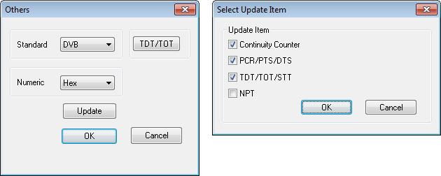 Select the Continuity Counter check box. Select the PCR/PTS/DTS check box.
