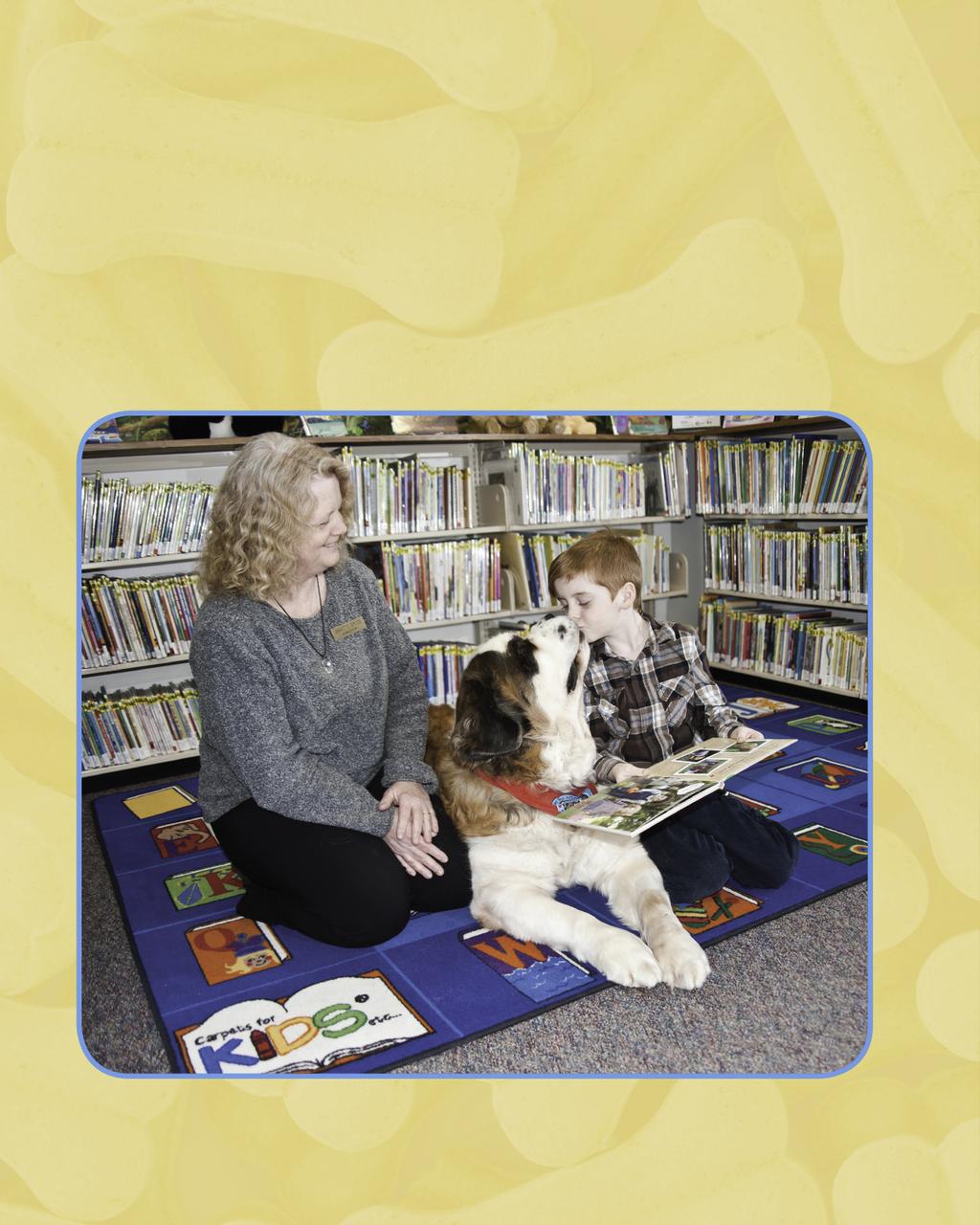 A Good Listener Janette Grice is the director of the Interlochen Public Library. She says Katie helps kids feel comfortable and welcome when they come to the library.