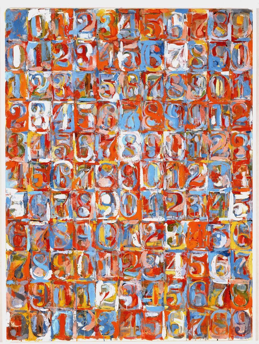 Jasper Johns Numbers in Color is an American