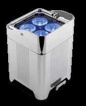 IP65 RATED RGBA Color Mixing 4 LEDs (quad-color RGBA) 10 W, (720 ma), 50,000 hours Installed Optic(s) 11 Beam Angle 11 Field