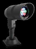 ILUMIPOD 18g2 IP Also Available with Warm White LEDs ILUMIPOD 7 IP 36 (3 W) Red, Green, Blue, White LEDs,