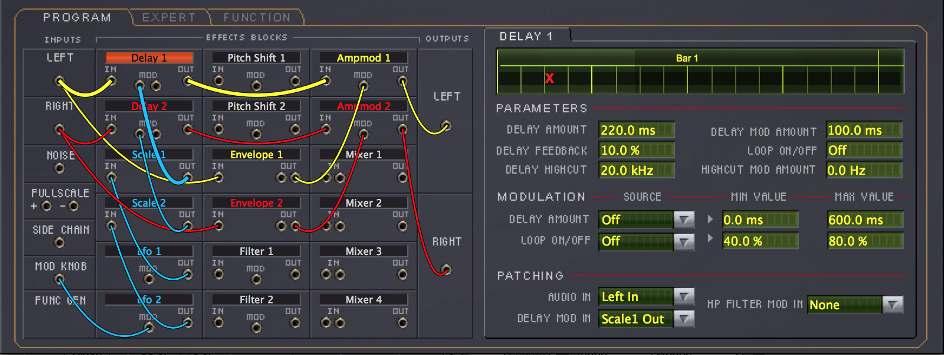 4.3.5 Mix This parameter sets the overall balance of wet (effected) signal to dry (original) signal. When the Mix is set to 0.0%, H3000 Factory is bypassed. 4.3.6 Input Level This parameter allows you to adjust the signal level into this plug-in.