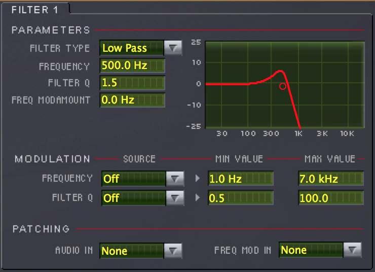 4.4.13 Ampmod 1 and 2 Effect Block Parameters The Ampmod blocks are similar to synthesizer VCAs, use these blocks