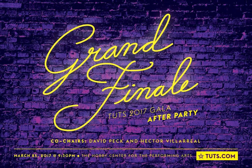 UPCOMING EVENTS After the Party, It s the After Party! Join us for THE GRAND FINALE!