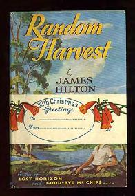 HILTON, James. Random Harvest. Melbourne: Macmillan & Co. 1941. First Australian edition.