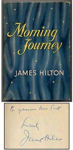 HILTON, James. Morning Journey. Boston: Little, Brown and Company 1951. First edition, preceding the English edition.
