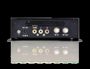 Its output signal is to be received by a DVB-T standard TV, DVB-T STB etc.