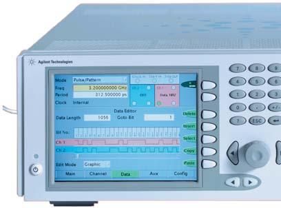 In addition, the instruments allow you to control the signal quality at speeds from 15 MHz up to 3.35 GHz.