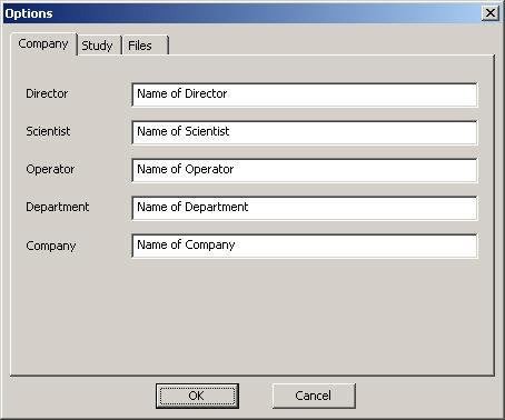QT-Screen User Manual 3.4 User Defined Settings You can enter default settings that are specific for your company and department, and for the study and biological material.