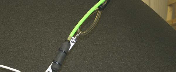Attach potted splice to the tow arm with tie