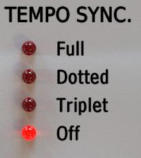 SIGNAL FLOW BASIC MODULES Tempo sync The LFO in Antresol can optionally synchronize the frequency and phase of oscillation with the host application s tempo.