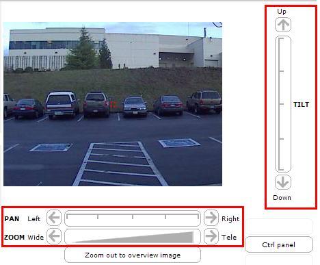 4) Optional: When using a PTZ (moving) camera, you can set-up the default Home position.