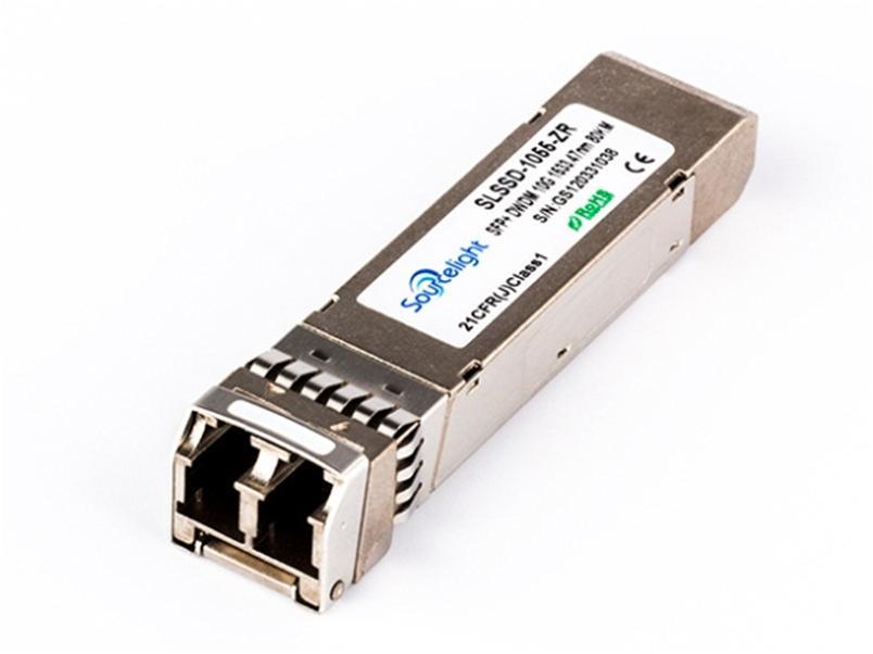 Tunable SFP+ DWDM 10G 80Km ZR SLSSD-10GE-ZR-T Overview 50GHz Full C-band Tunable SFP+ transceivers are designed for use in 10Gb/s to 11.1Gb/s 50GHz DWDM links up to 80km of G.652 fiber.