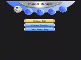 OPERATION 1. Channel Manager 1.1 Channel Edit From this menu, you can edit TV, Radio channel and favorites names.
