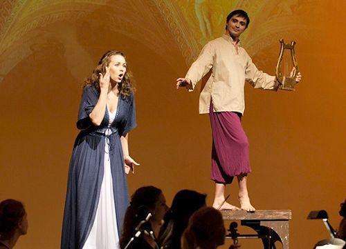 Two things stand out about this glorious semi-staged performance of Claudio Monteverdi s Favola di musica in Kulas Hall at the Cleveland Institute of Music on April 13.