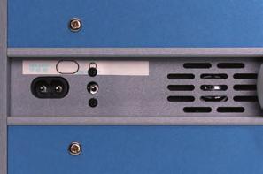 (100-250 VAC), external 12 V socket.