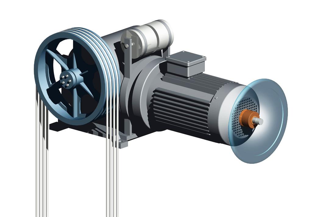Encoders for elevator technology Encoders for geared motors Geared motors are used for the new construction, but mainly for the modernization of elevator systems.