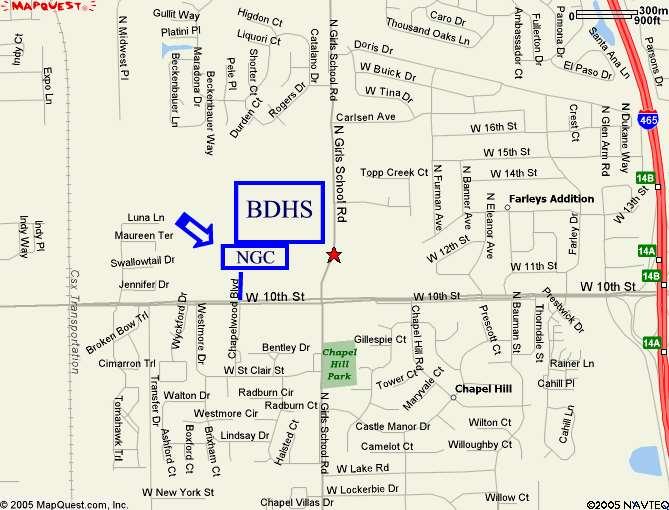 Indianapolis Area Map Ben Davis Ninth Grade Center 1150 N.