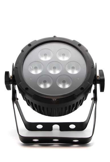 SMART HEXA LED PAR BLACK- DOUBLE BRACKET - UV The HEXA LEDs PAR is a super-slim PAR LED for professional use, it is a powerfull wash light and performs exceptionally well thanks to it s 6 color