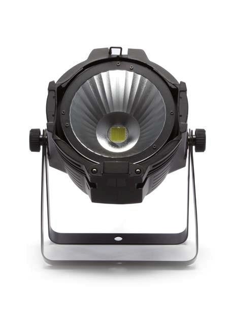 COBPAR BLACK - DOUBLE BRACKET The COBPAR series produces a high output conventional PAR effect light thanks to the state of the art COB (Chip On Board) LED technology.