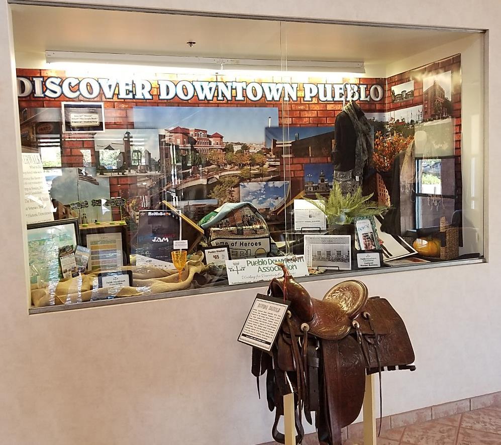 Pueblo Downtown Association Display Case Pueblo Convention