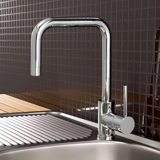 bolera series > mixers Side Lever Sink Square WELS Rating Functional and fashionable, this item
