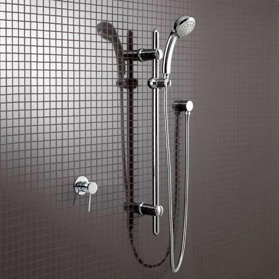 dantia series > taps Hand Shower with Dantia Wall Mixer WELS Rating Shower