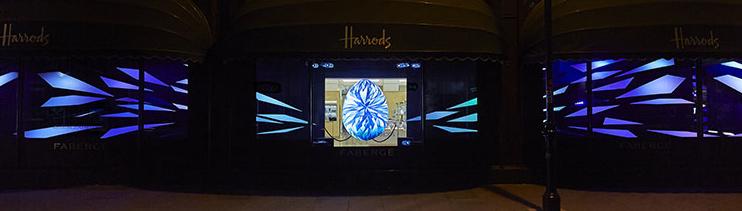 www.optoma.com Case Study Stunning projection mapped Fabergé egg at Harrods stops shoppers in their tracks www.projectionartworks.