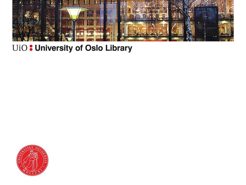 Introduction to the University Library, Humanities and