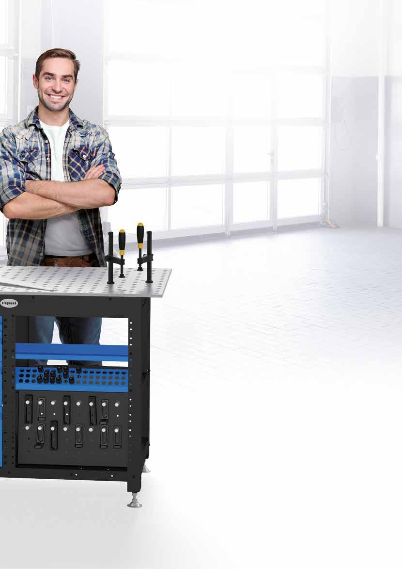 Thanks to the intelligent concept of the Siegmund Workstation all your tools are always within reach at your workplace.
