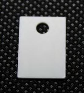 Alumina Ceramic Insulator for TO3P and TO218 Transistor Packages Part No: CER-INS-TO218 Description: Alumina ceramic insulator for use when mounting TO3P