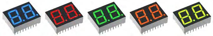 2- Digit LED Channel Displays Replace or Upgrade the color of your radio s 2 digit channel display! Highest quality channel displays with high contrast black faces and bright colors.