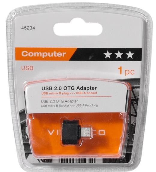 OTG adapter Vivanco USB 2.
