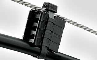 Bundling and Securing Cable Ties Extended Length Ties Extended Length Ties provide a high tensile strength strapping system consisting of a continuous strap and separate locking head making them