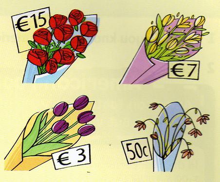 The red flowers are the most expensive/ the expensivest of all. 12-Read, choose and write the correct word.