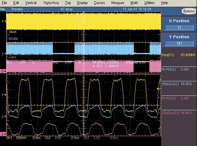 logic analyzer in one display, allowing designers to quickly verify and debug their designs.