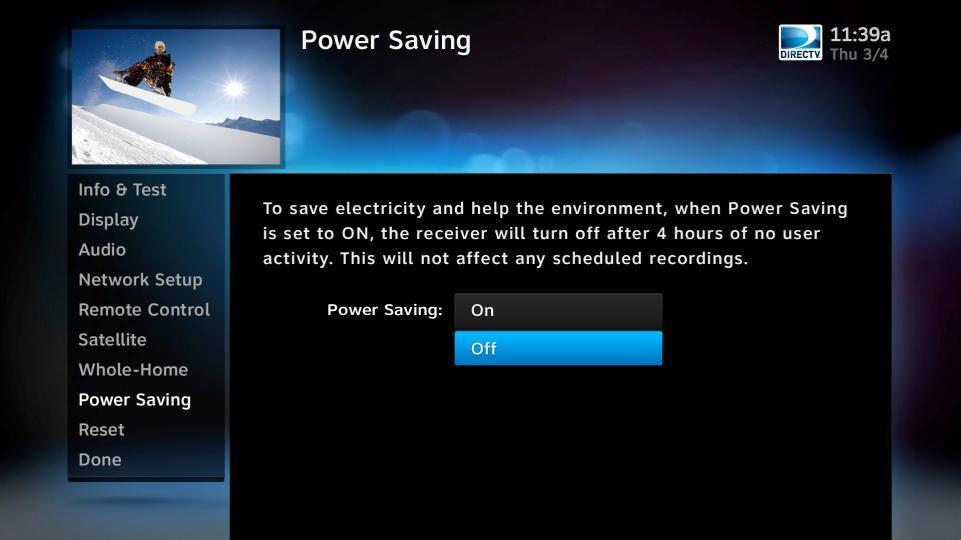 Power Saving STB Setting (2012), cont.