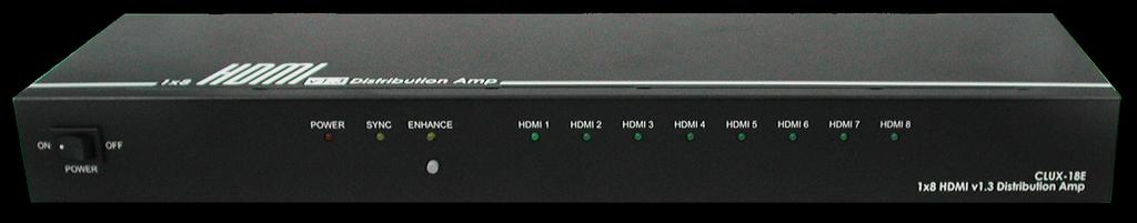 CLUX-18E 1x8 HDMI 1.