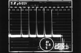 Waveform Display. This measurement can be made with a waveform monitor by individually measuring each step in the test signal.