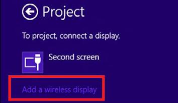 then connect and  Note: If you are running Windows 8.