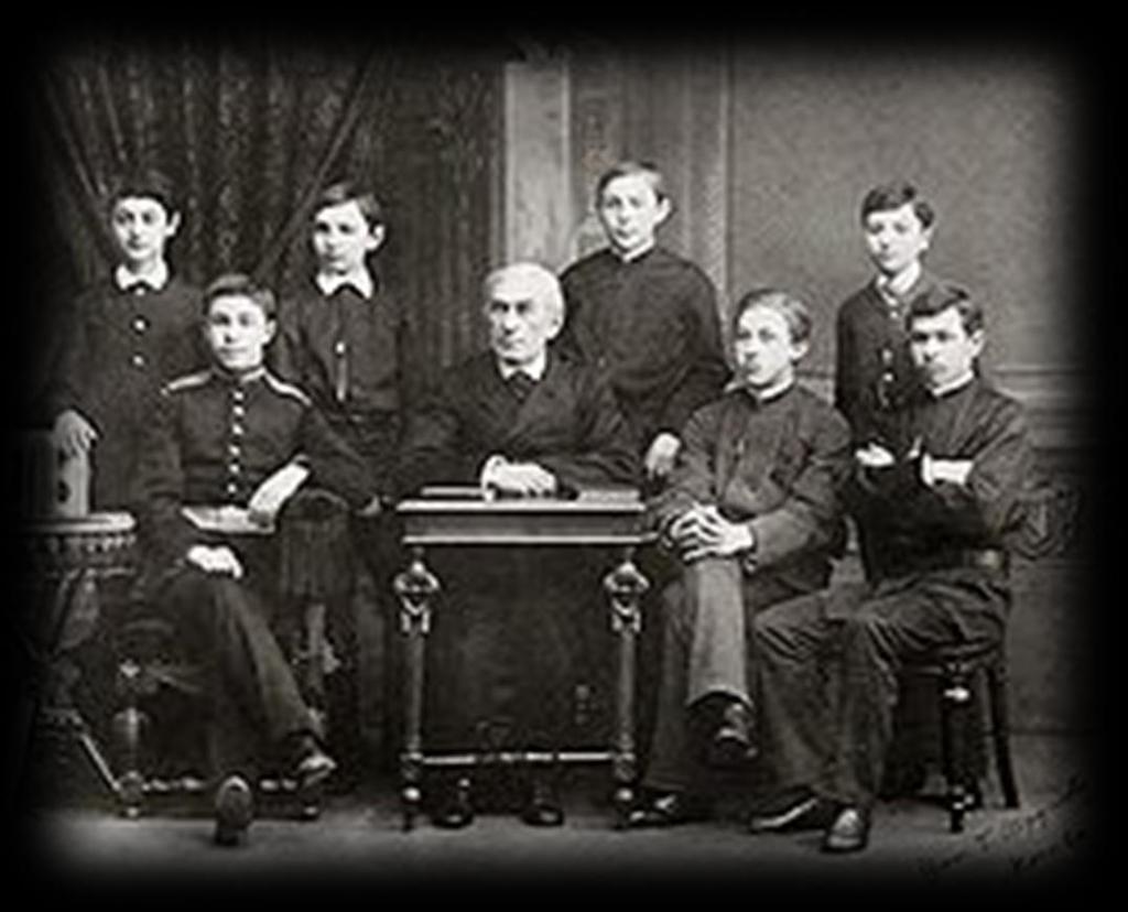 NIKOLAI ZVEREV AND HIS STUDENTS In 1870 Zverev opened musical boarding - the prototype of modern