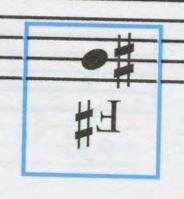 Use arrows to connect each note on the staff to the