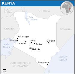 About Kenya Officially the Republic of Kenya, is a country in Africa with its capital and largest city in Nairobi.