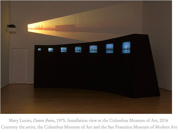 Kris Paulsen: I want to focus our conversation on Equinox (1979), a seven-channel video installation that was recently restored for the Columbus Museum of Art (CMA) exhibition, The Sun Placed in the